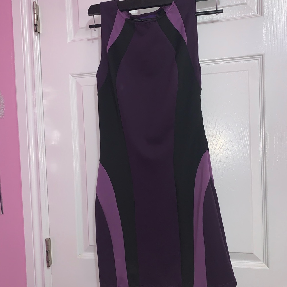 scuba purple & black dress size M